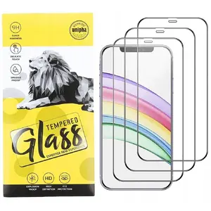Закалённое стекло с чёрной рамкой для iPhone 12 Mini 5,4" — No name, модель OEM0101025