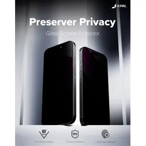 Закалённое приватное защитное стекло Jcpal Preserver для iPhone 17 — prywatyзирующее стекло