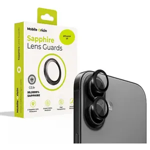Mobile Origin Sapphire защитные кольца для объективов черные для iPhone 17 — защита камеры