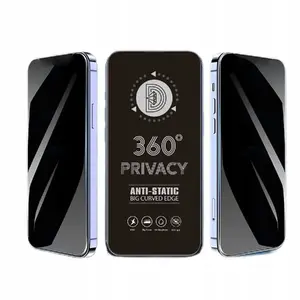 Закалённое приватное стекло OG Privacy 360 для Samsung Galaxy S24 / S25 — совместимо с отпечатком