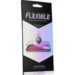 Aizsargstikls Partner Tele.com elastīgs nano glass 5D Full Glue priekš iPhone 7/8/SE 2020 4,7 melns