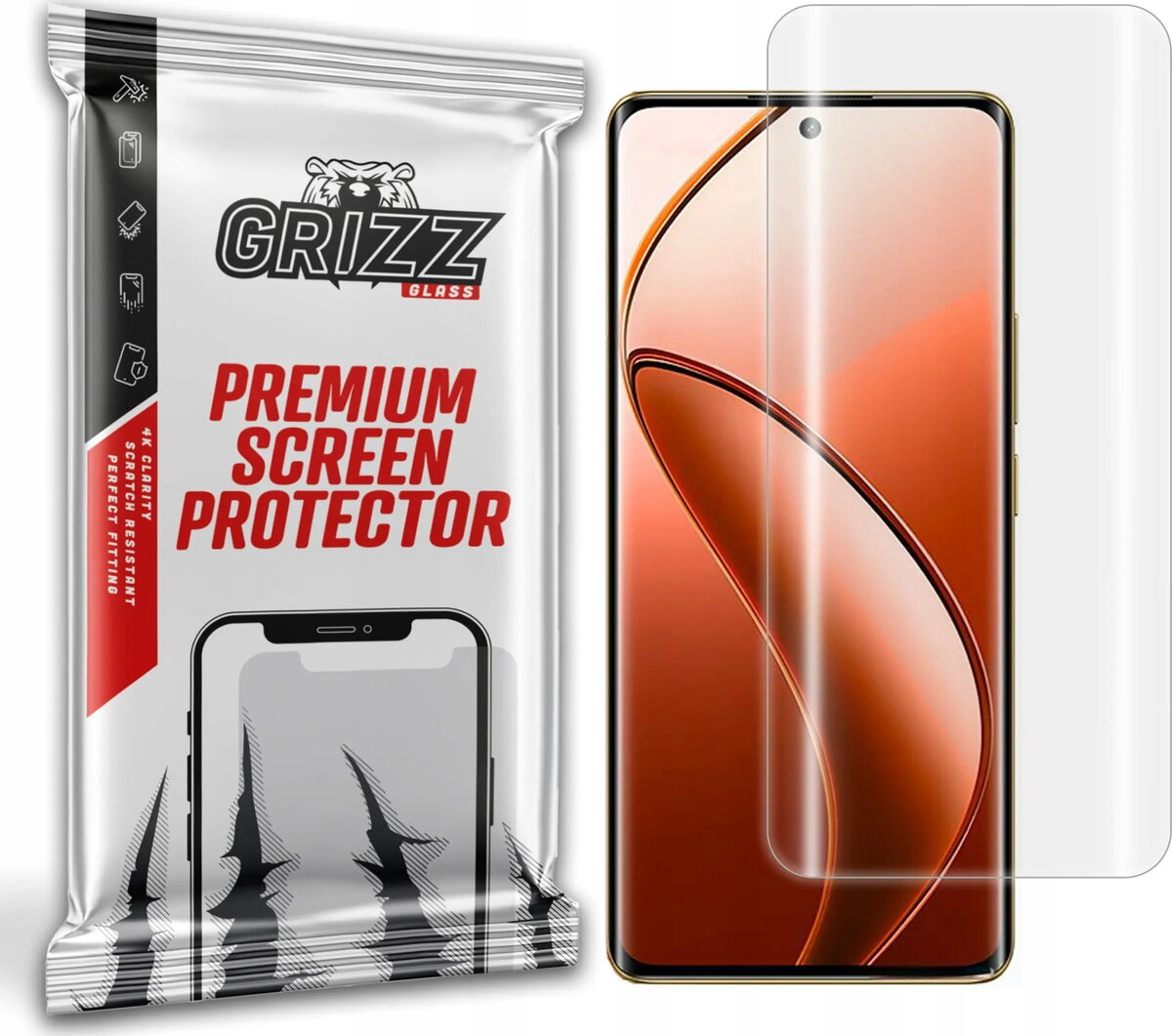 Aizsargplēve GrizzGlass Hydrofilm priekš Realme 12