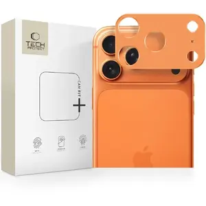 Защита камеры Tech-Protect Camalloy Fit+ для Apple iPhone 17 Pro — Cosmic Orange