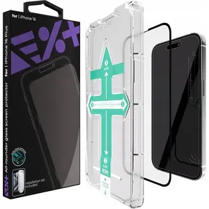 Ekrāna aizsargstikls next one All‑Rounder priekš iPhone 16 — rūdīts aizsargstikls