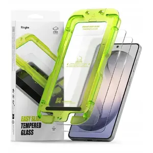 Закалённое защитное стекло Ringke Easy Slide 2 шт. для Samsung Galaxy S26, прозрачное