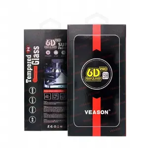 Закалённое защитное стекло Veason 6D Pro для Samsung Galaxy S25 Plus — чёрное