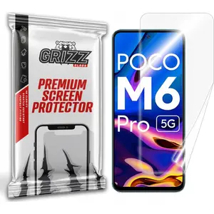 Screen protector GrizzGlass CeramicFilm for Xiaomi POCO M6 Pro — ceramic film protector