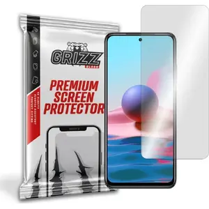 Ekrāna aizsargstikls GrizzGlass priekš Xiaomi Redmi Note 10s — hibrīda stikls, modelis GRZ986