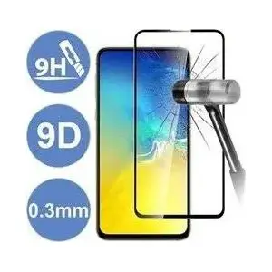 Tempered Glass Screen Protector 9D Full Glue for Samsung Galaxy F62/M62 — Black