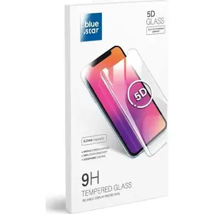 Закалённое защитное стекло Partner Tele.com Blue Star 5D для Samsung A33 5G (полное клеевое покрытие, совместимо с чехлом) — чёрное