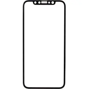 Rūdīts stikls X-One 3D priekš iPhone XS / 11 Pro (full glue), melns