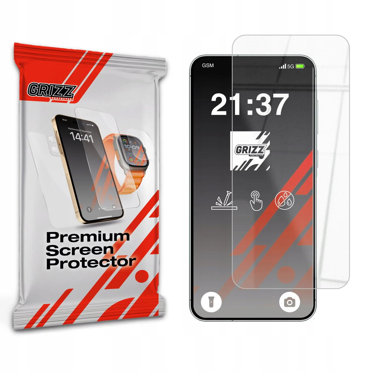 Aizsargstikls GrizzGlass HybridGlass priekš Samsung Galaxy