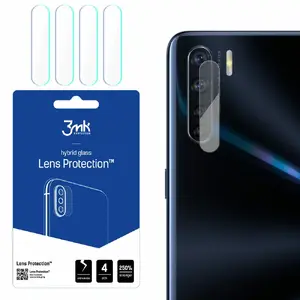 Objektīva aizsargs 3MK priekš Oppo A91 — komplekts 4 gab., plāna caurspīdīga plēve