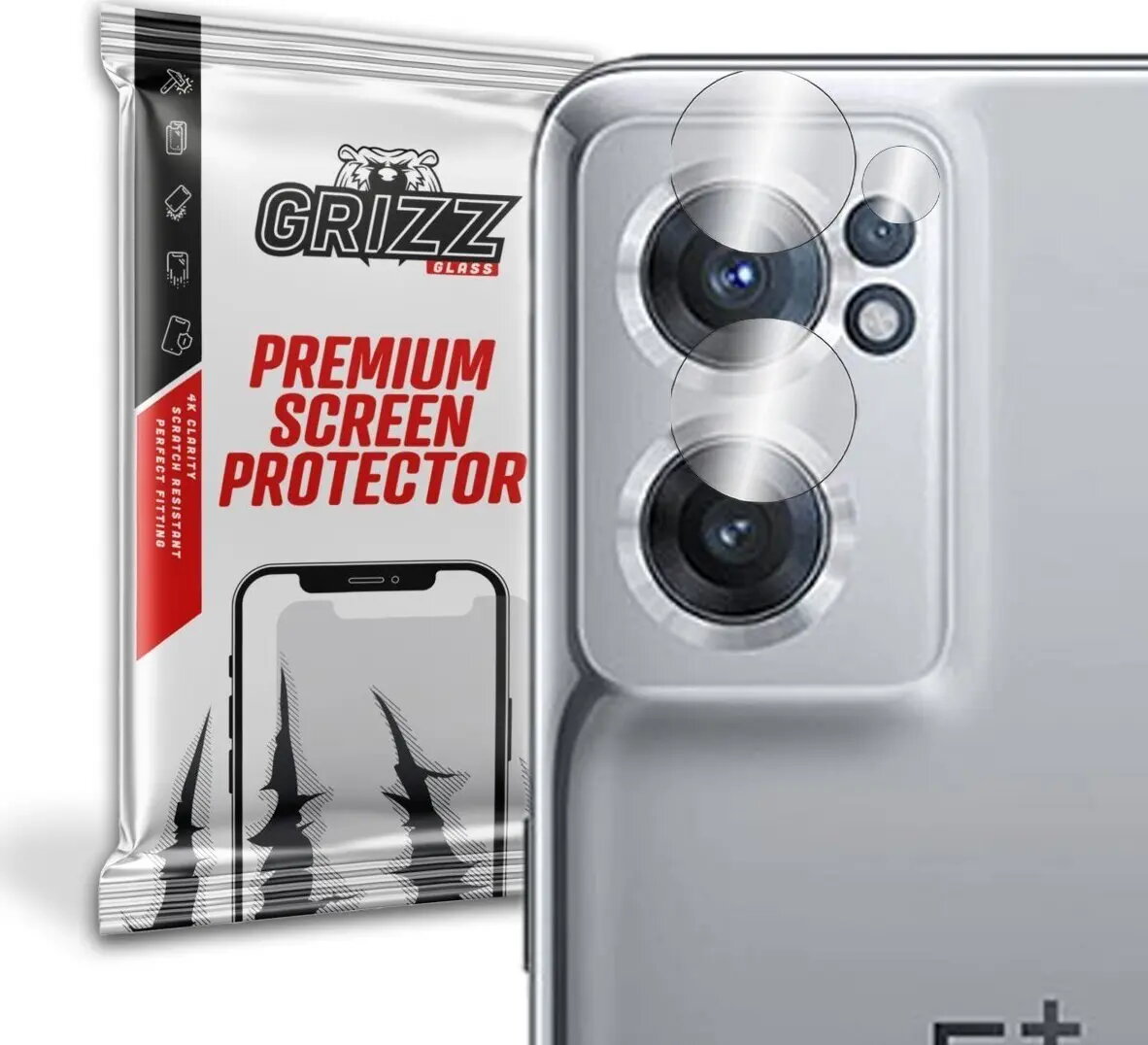 Aizsargstikls GrizzGlass hibrīda stikls OnePlus Nord