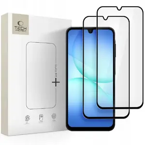 Защитное стекло Tech-Protect Glass Fit+ для Samsung Galaxy A16/A26/A17 чёрное, набор 2 шт.