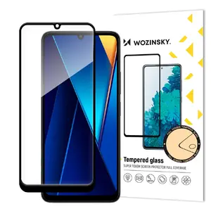 Wozinsky Clear Screen Protector Tempered Glass for Xiaomi Poco C65 Scratch Resistant Transparent 1 Pack