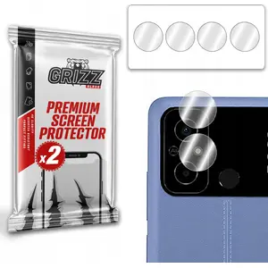 Защитное стекло для камеры GrizzGlass HybridGlass для Xiaomi Poco C55, закалённое