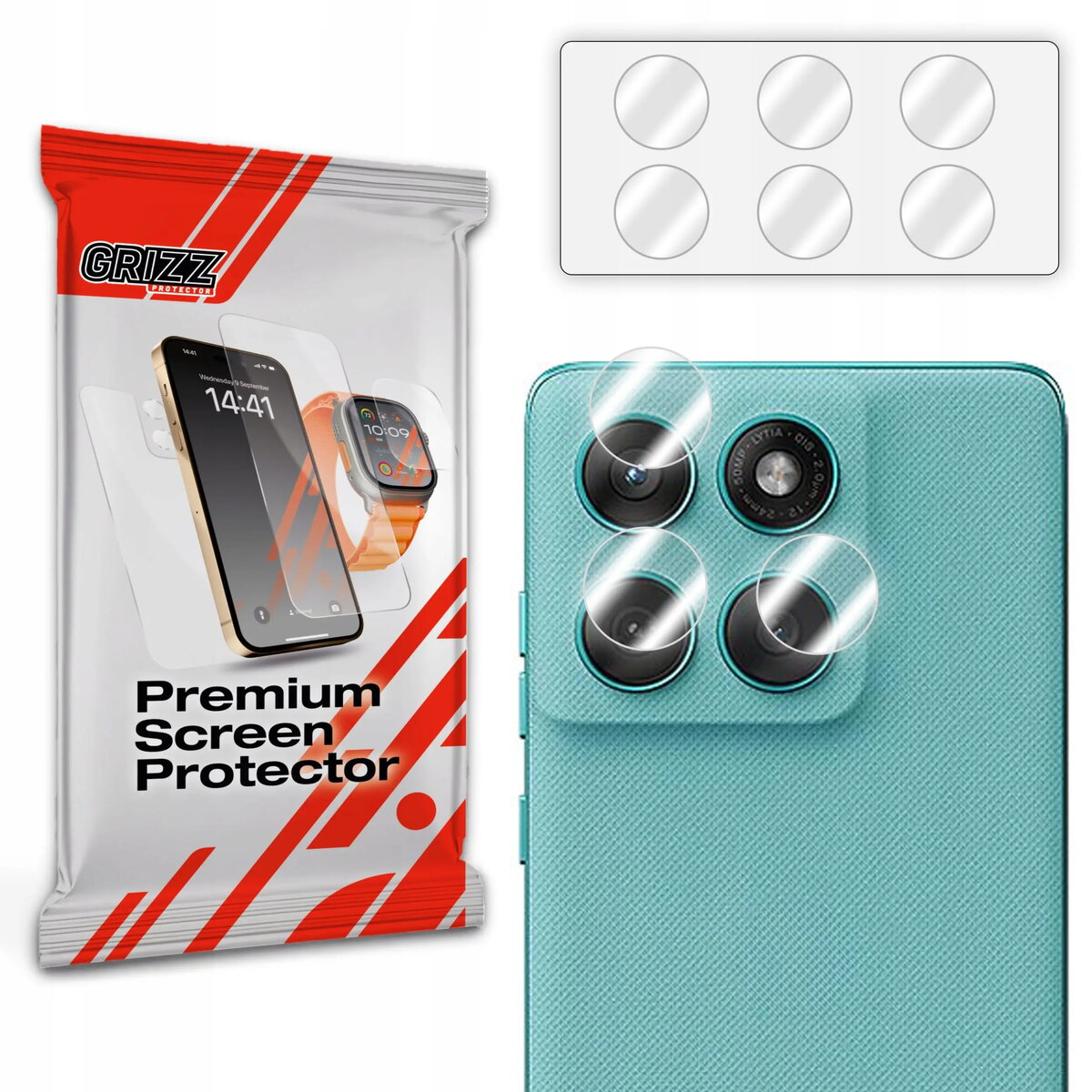 Kameras aizsargstikls GrizzGlass HybridGlass priekš Motorola