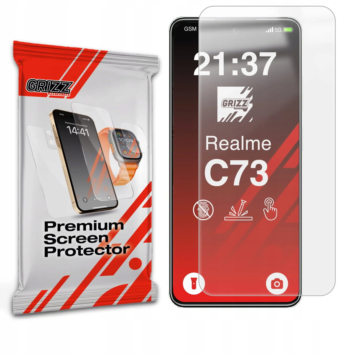 Matēta plēve GrizzGlass PaperScreen priekš Realme