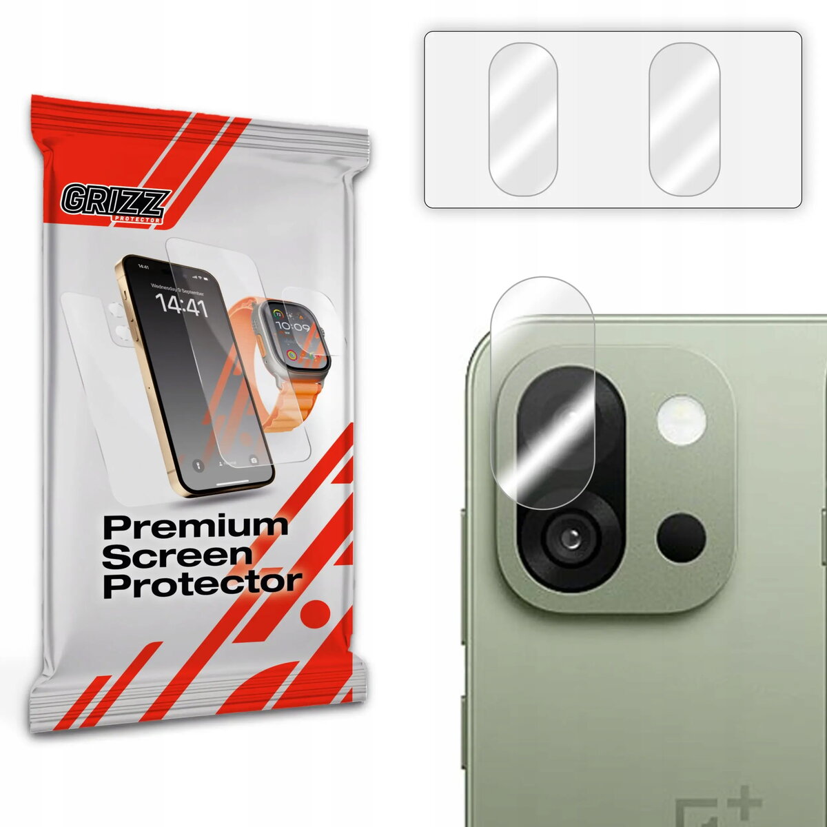 Kameras stikla aizsargs GrizzGlass HybridGlass priekš