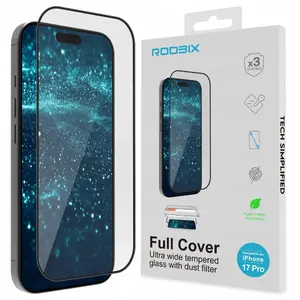 Screen Protector Roobix Full Cover for iPhone 17 Air - Tempered Glass