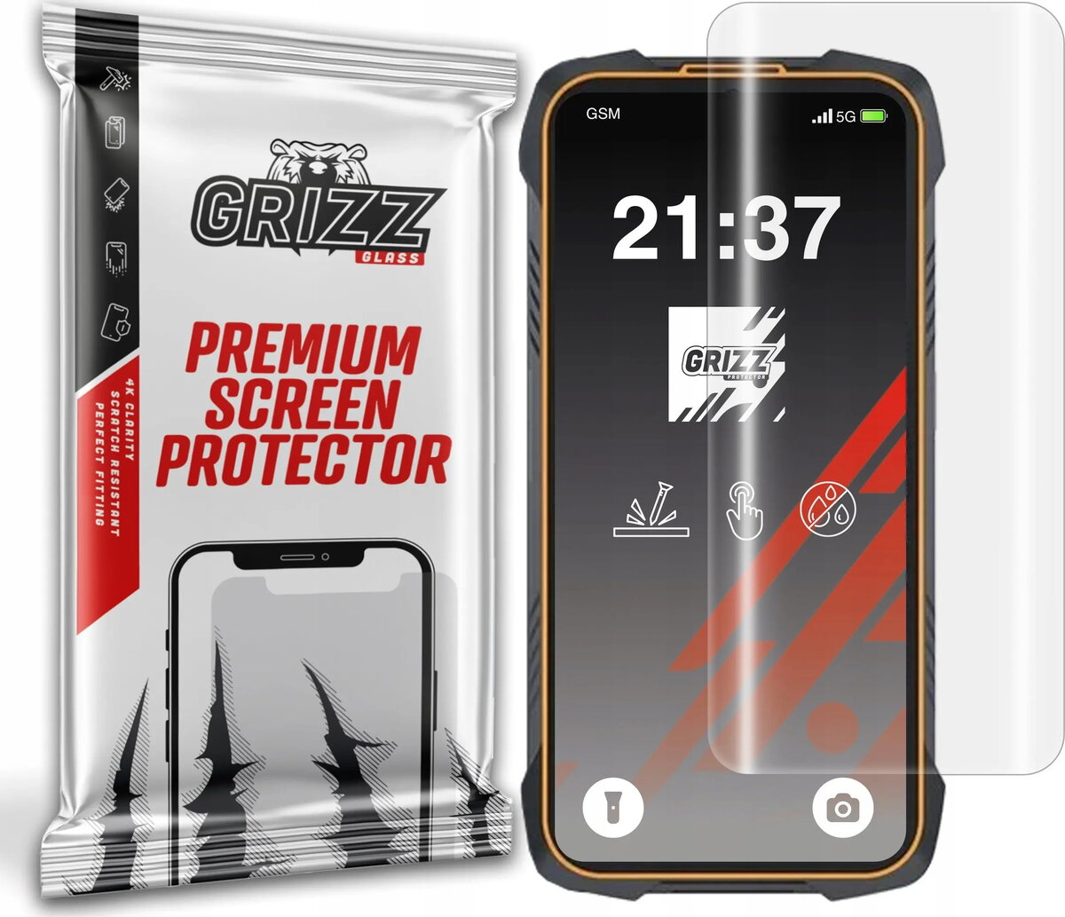GrizzGlass Hydrofilm hidrogēla ekrāna aizsargplēve priekš