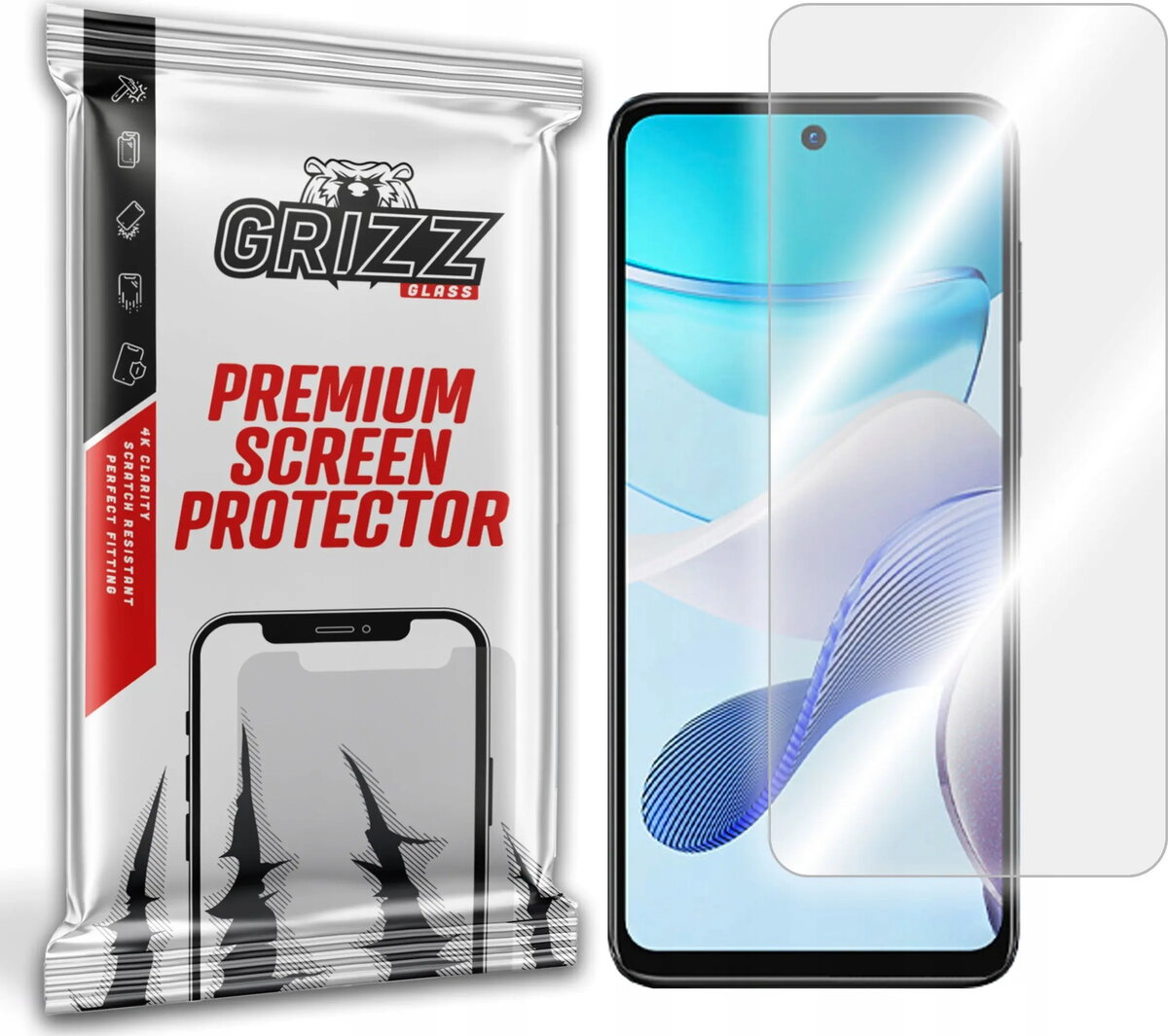 Ekrāna aizsargplēve GrizzGlass Hydrofilm priekš Motorola