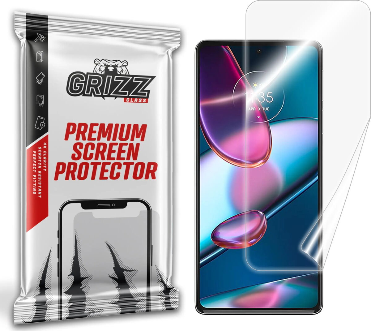 Aizsargplēve GrizzGlass Grizz CeramicFilm priekš Motorola