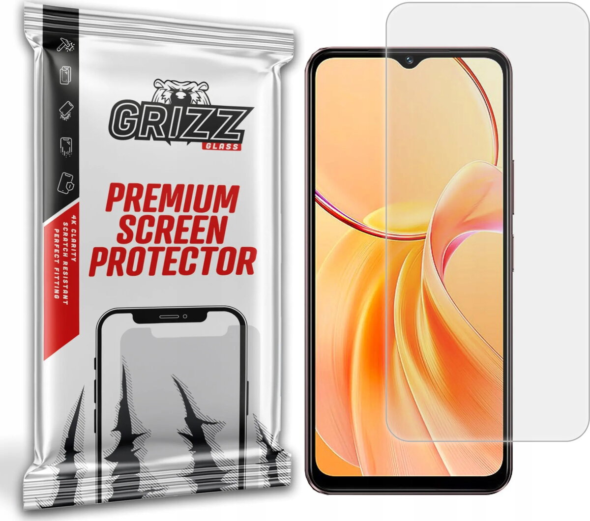 Matēta GrizzGlass PaperScreen aizsargplēve Vivo Y28S