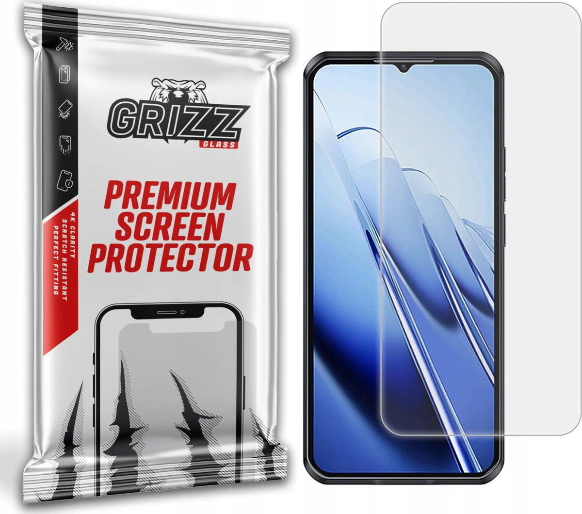 Matēta ekrāna aizsargplēve GrizzGlass PaperScreen priekš