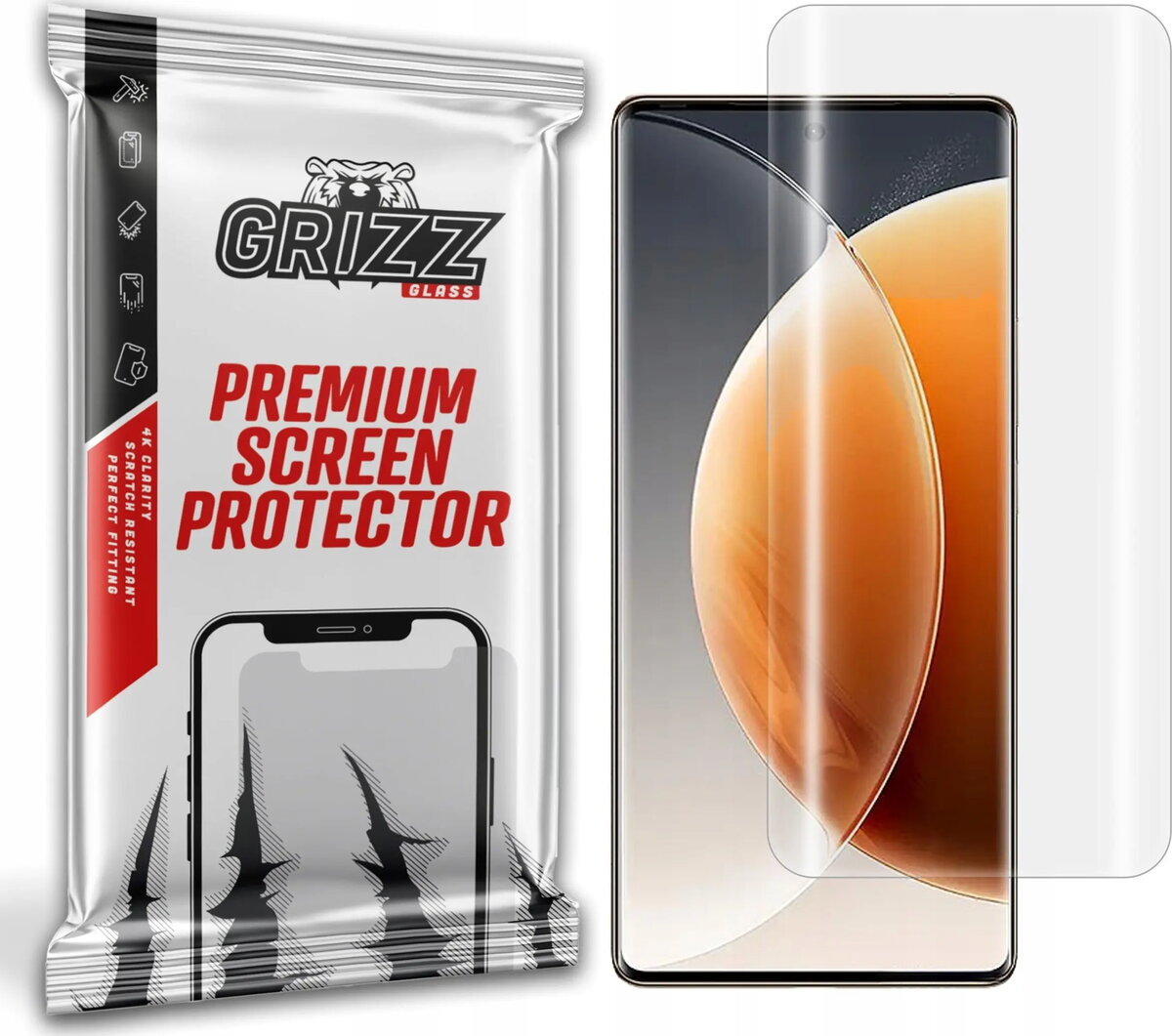 Aizsargplēve GrizzGlass Hydrofilm priekš Tecno Camon