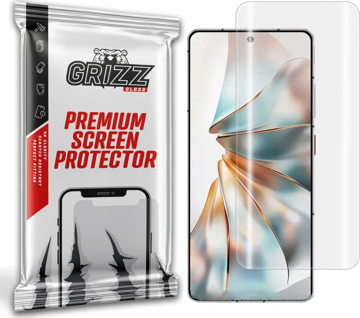 Aizsargplēve GrizzGlass Hydrofilm priekš ZTE Nubia