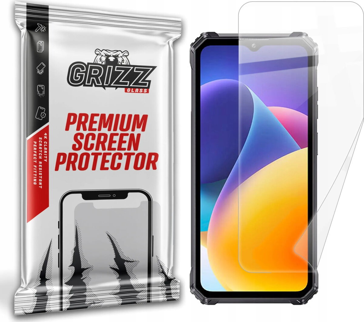 Keramiska aizsargplēve GrizzGlass CeramicFilm priekš Oukitel