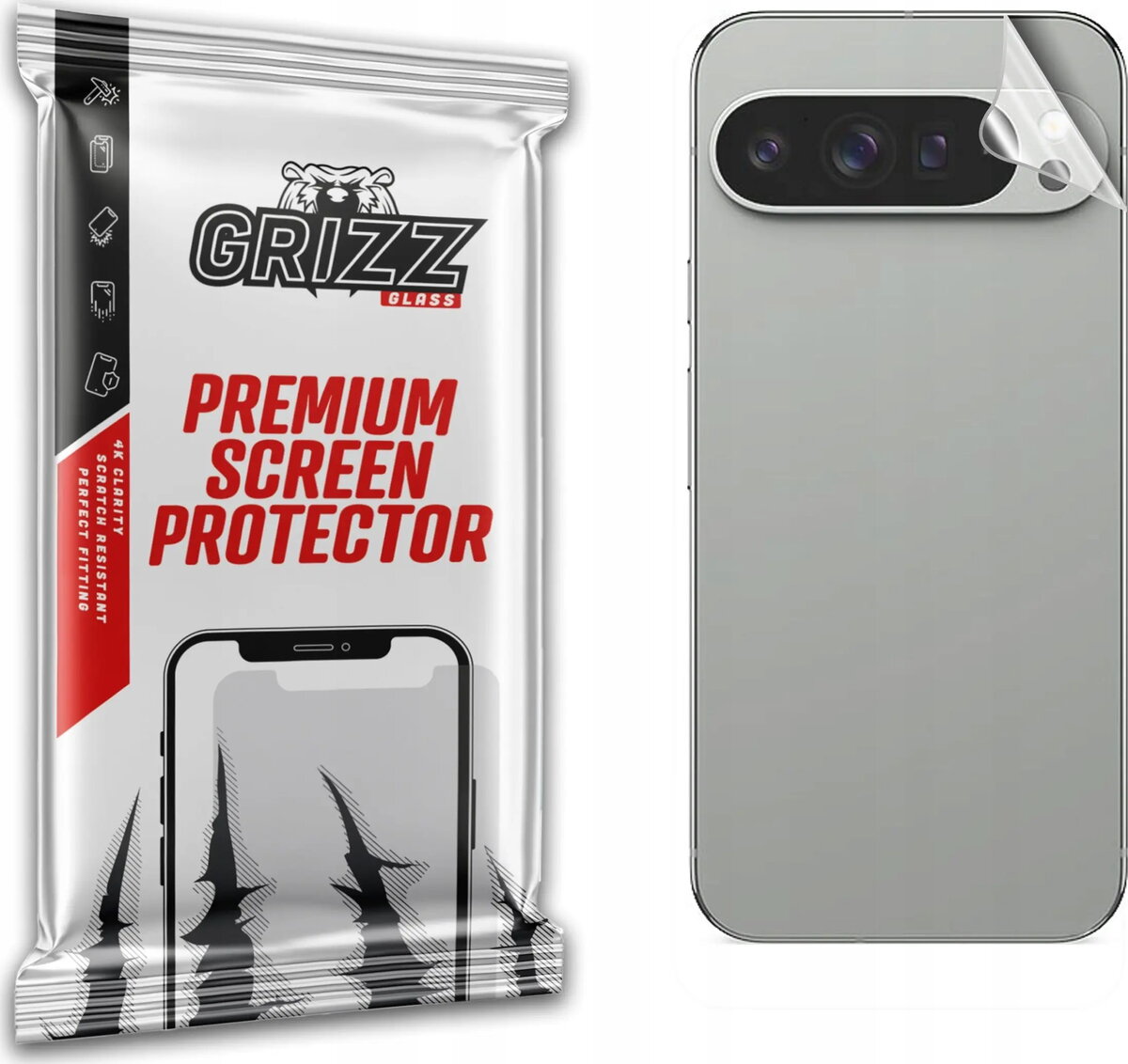 Aizsargplēve aizmugurei GrizzGlass SatinSkin priekš Google