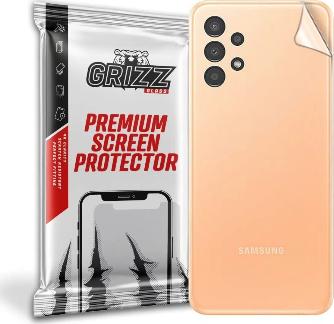 Aizmugures aizsargstikls GrizzGlass priekš Samsung Galaxy