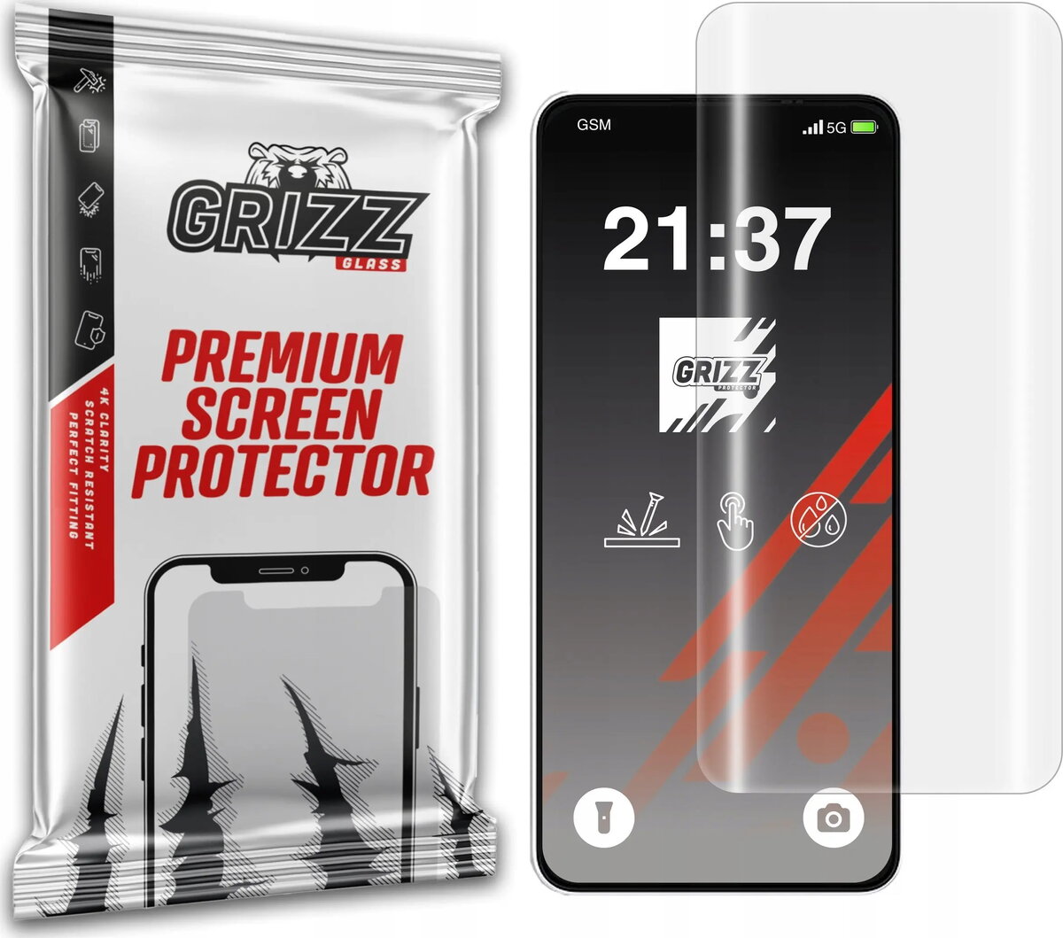 Hidrogelas plēve GrizzGlass Hydrofilm priekš Ulefone