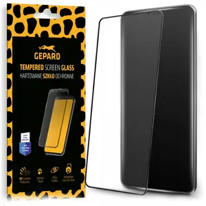Rūdīta stikla ekrāna aizsargs Gepard Edge Full Glue melns priekš Google Pixel 9 / Pixel 9 Pro