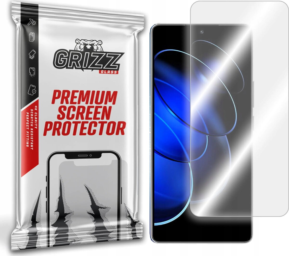 Aizsargstikls GrizzGlass priekš Honor 80 GT