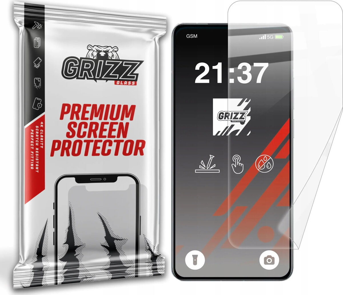 GrizzGlass CeramicFilm keramikas aizsargplēve priekš Realme