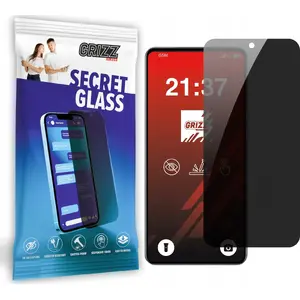 Приватное закалённое стекло GrizzGlass SecretGlass для Realme GT7 Pro Racing