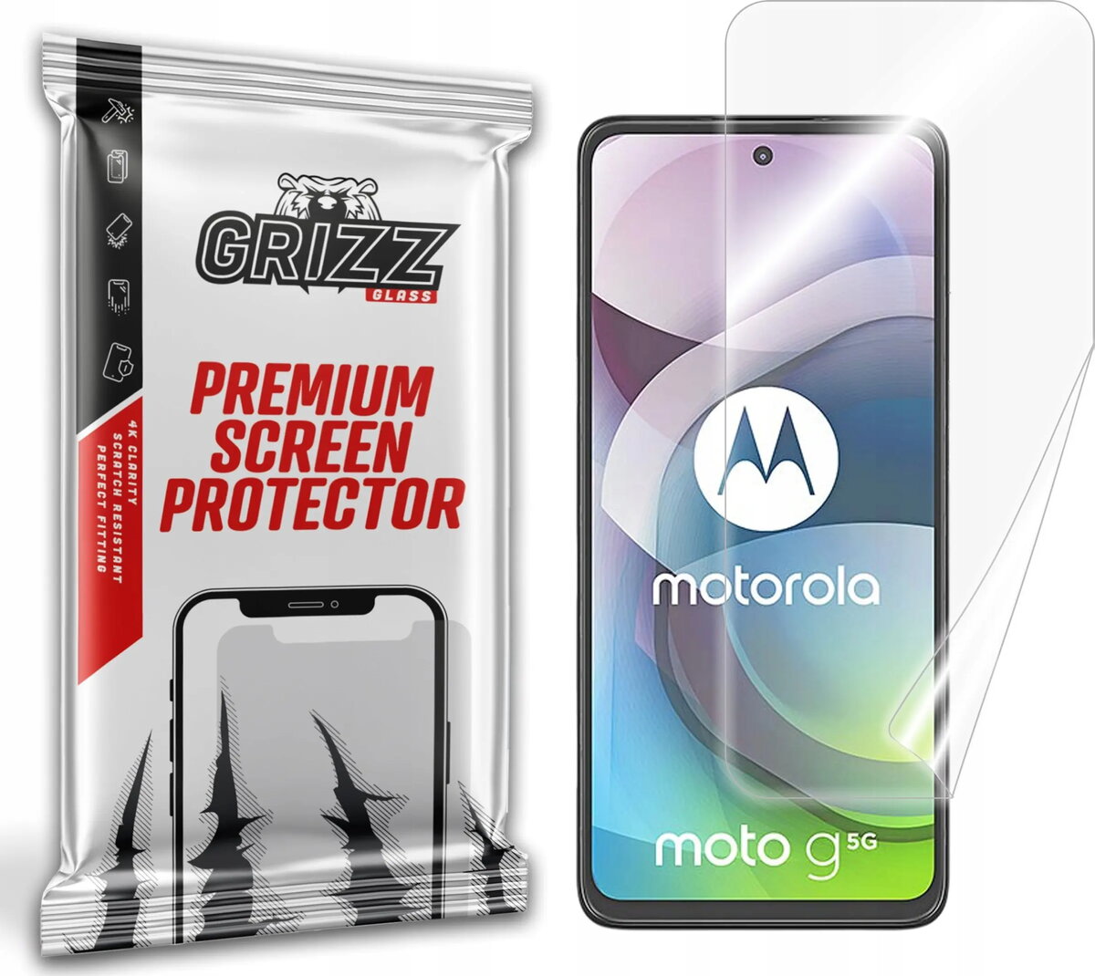 Keramiska ekrāna aizsargplēve GrizzGlass priekš Motorola
