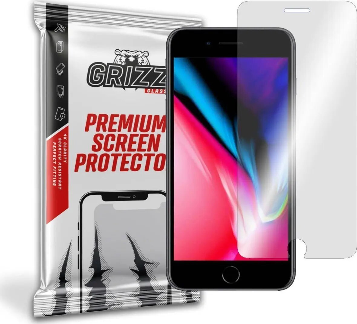 Aizsargstikls GrizzGlass hibrīda stikls Apple iPhone