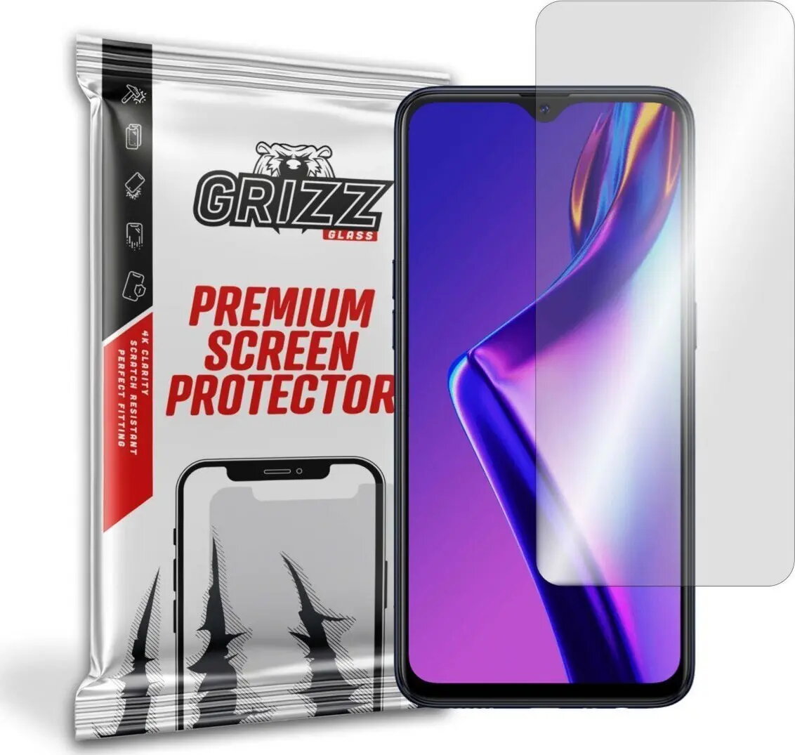 Hibrīdais aizsargstikls GrizzGlass priekš Oppo A12