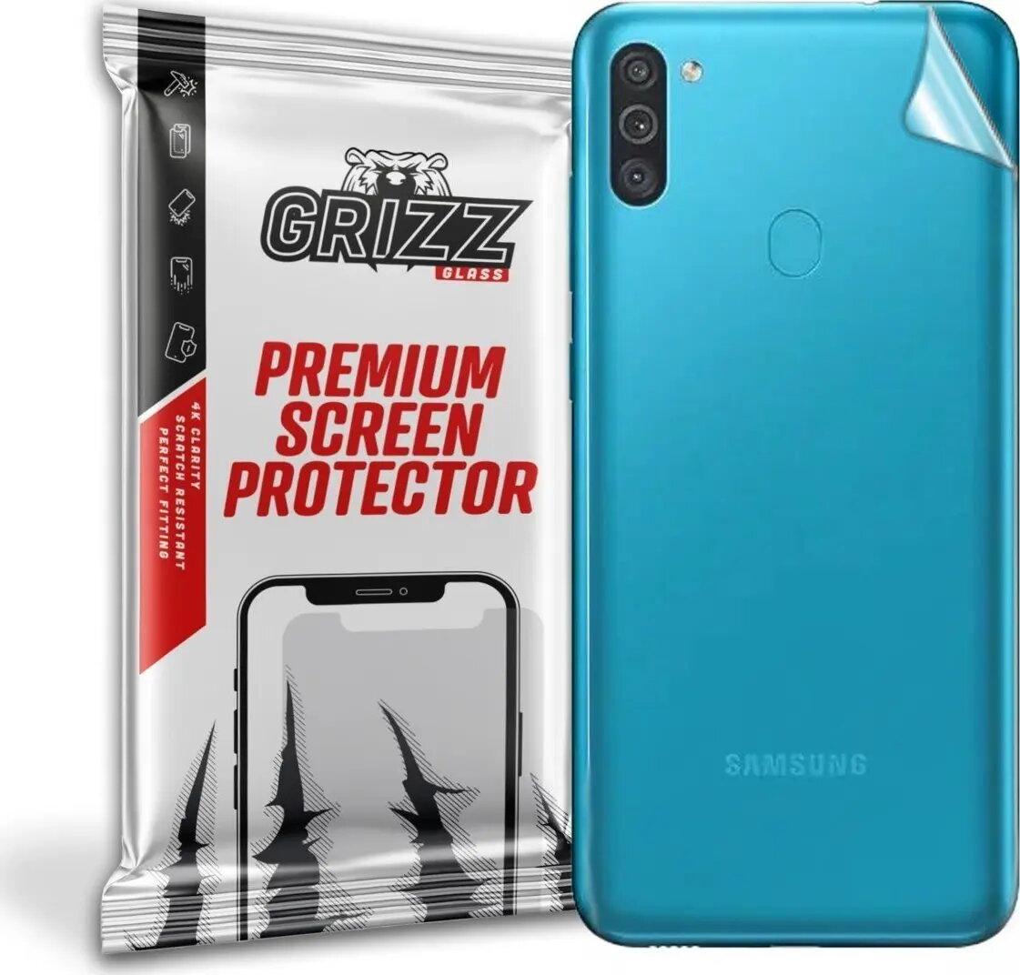 Aizmugures stikla aizsargplēve GrizzGlass priekš Samsung