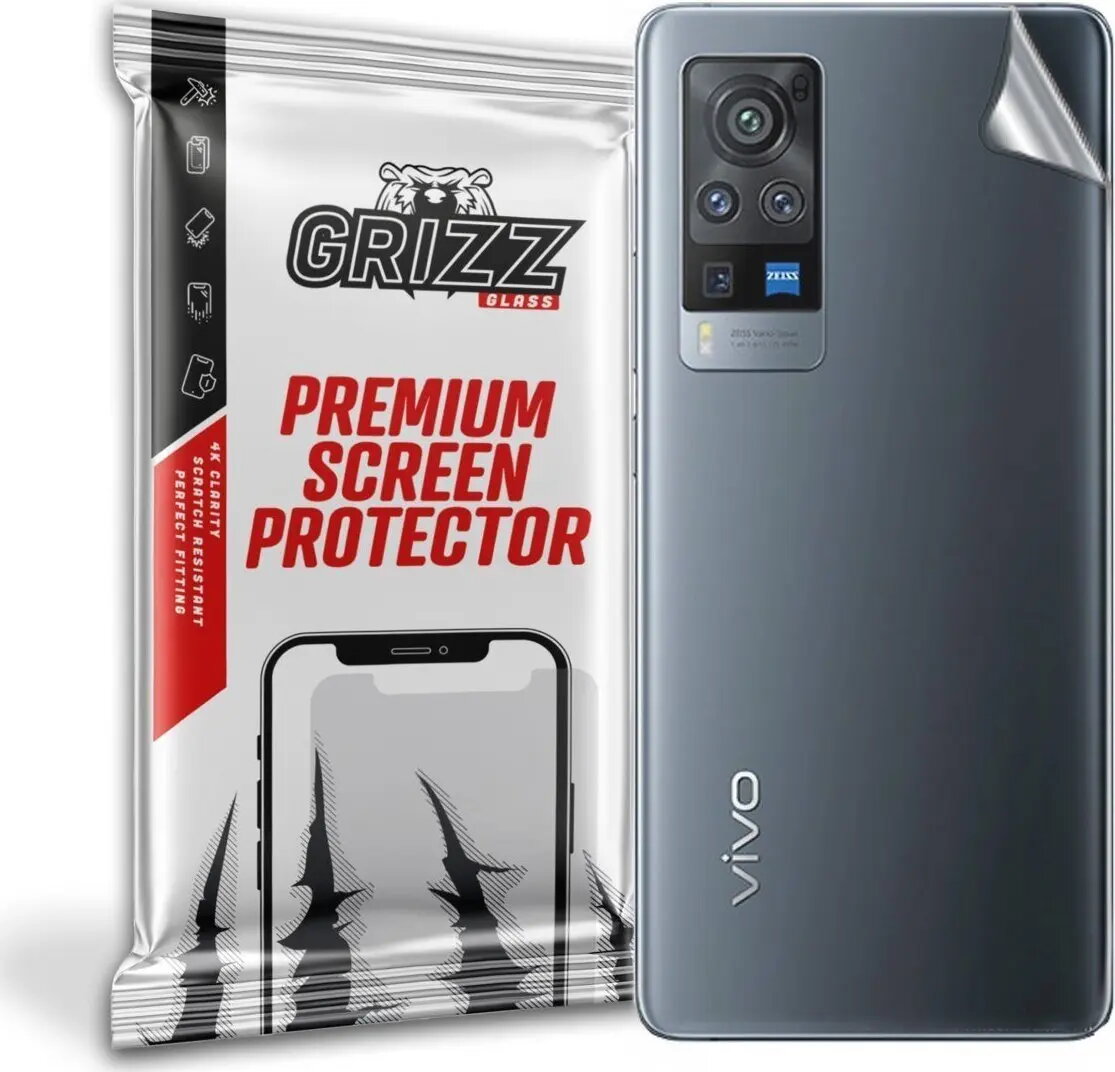 Aizmugures aizsargplēve GrizzGlass priekš Vivo X60
