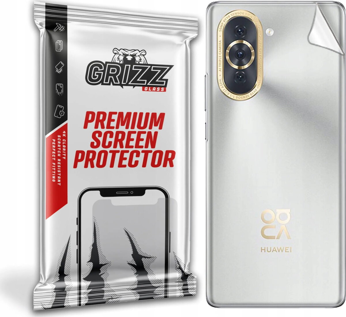 Aizsargplēve GrizzGlass priekš Huawei Nova 10