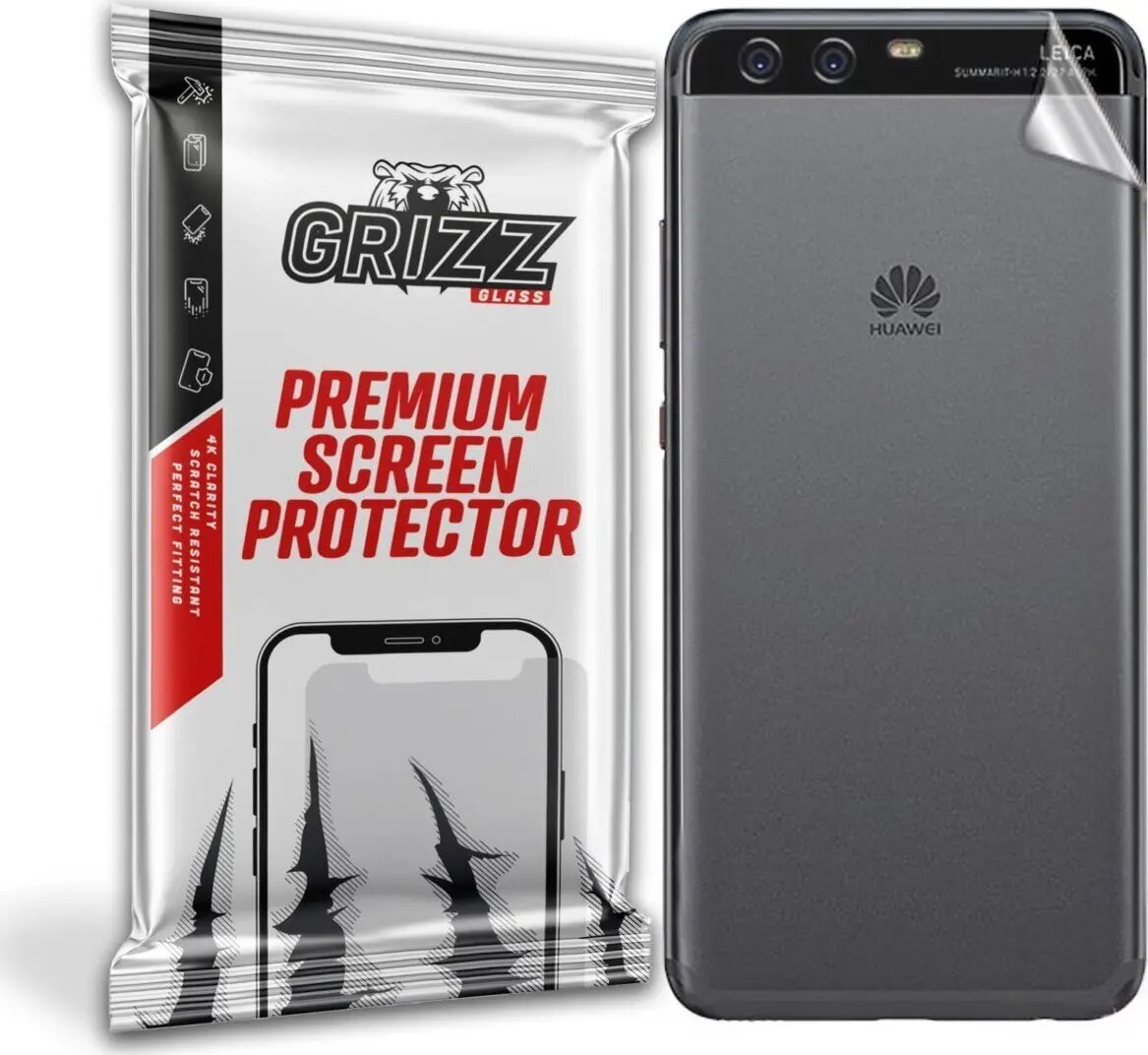 GrizzGlass aizsargstikls aizmugurei Huawei P10 —