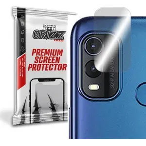 Гибридное защитное стекло для камеры GrizzGlass для Nokia G11 Plus — защита объективов