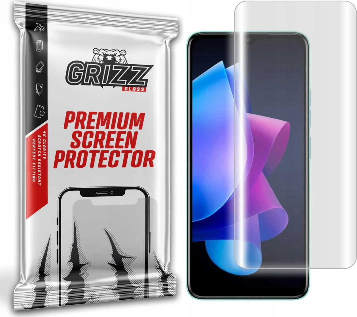 Aizsargplēve GrizzGlass Hydrofilm priekš Tecno Pop