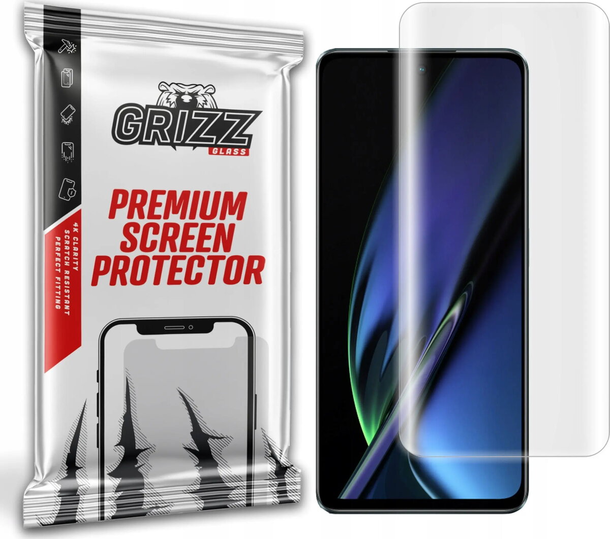 Ekrāna aizsargs GrizzGlass Hydrofilm priekš Oppo